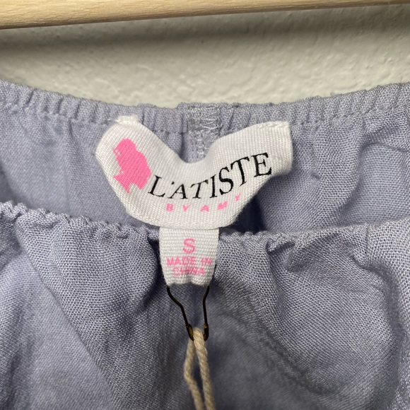 NWT L’atiste by Amy Romper one piece gray women’s size small - Picture 9 of 9